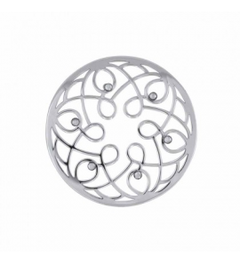MY iMenso "Six Leafs" flat cover cz 33 mm insignia (925/rhod-plated) - 3190509