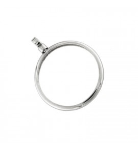 MY iMenso Mezza (24mm) edgy pendant (925/rhod-plated) - 3190544
