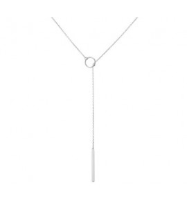 Zilveren ankercollier RH met balkje 70 cm - 3190563
