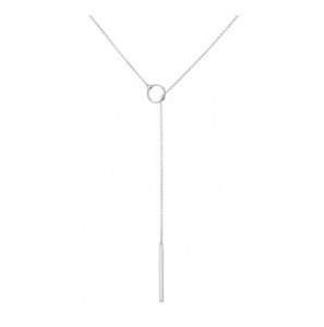Zilveren ankercollier RH met balkje 70 cm - 3190563