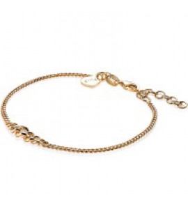 Zinzi zilveren gourmet armband met aflopend middenstuk g.g.verg. - 3192036