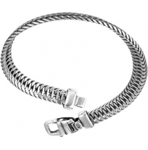 Zilver armband oxi vossestaart 6,5 mm 21 cm - 3190866