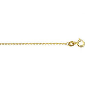 Goud anker collier 1,1 mm 41-45 cm - 3190875