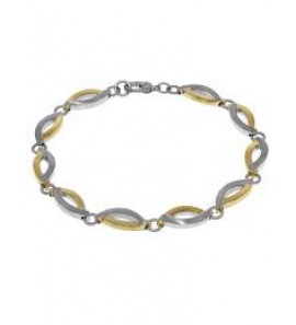 Boccia armband 03001-02 schakel bicolor - 3152014