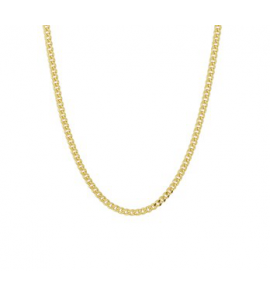 Goud gourmet collier 2.4 mm 50 cm - 3190907