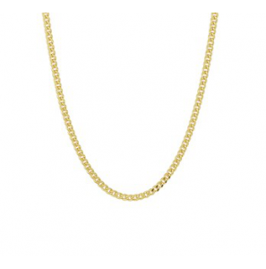 Goud gourmet collier 2.4 mm 50 cm - 3190907