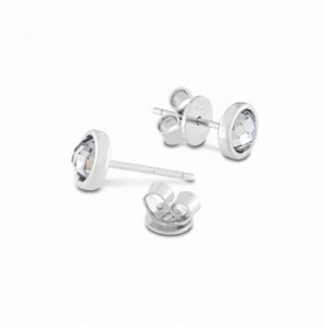 MY iMenso earstud "anniversary" faceted CZ white (925/rhod-plated) - 3192733
