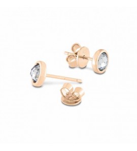 MY iMenso earstud "anniversary" faceted CZ white (925/rose1M-plated) - 3192735