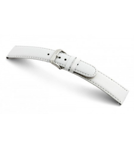 Happel lederband Phoenix 14 mm wit glad - 3191465