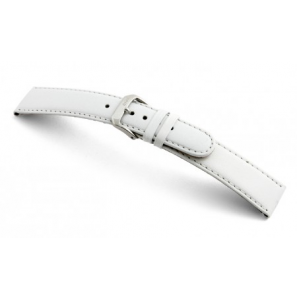 Happel lederband Phoenix 14 mm wit glad - 3191465