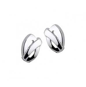 Wit goud oorknop fantasie - 3191592