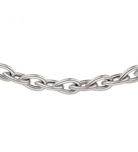 Zilver collier 7 mm fantasie open 47 cm - 3152079