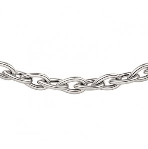 Zilver collier 7 mm fantasie open 47 cm - 3152079