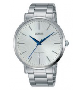 Lorus heren staal bracelet wit 50m wr - 3192694