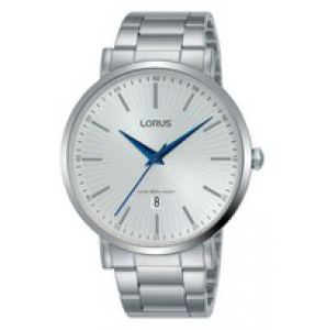 Lorus heren staal bracelet wit 50m wr - 3192694