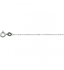 Goud wit anker collier 41-43 cm - 3152210