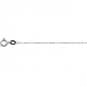 Goud wit anker collier 41-43 cm - 3152210