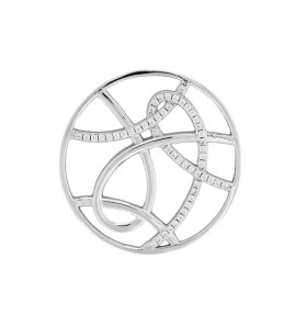 MY iMenso "Curly Swirl" fantasy cz 33 mm insignia (925/gold-plated) - 3193327