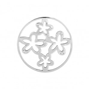 MY iMenso "Flower Quartet" fantasy cz 33 mm insignia (925/gold-plated) - 3193328