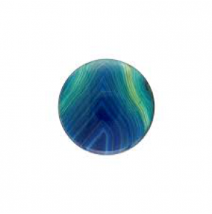 MY iMenso blue line agate gemstone insignia 24 mm - 3152483