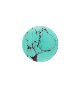 MY iMenso insigne/ring turqoise green gemstone 24mm - 3152554