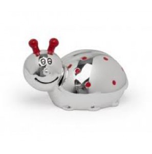 Verzilverde spaarpot lieveheersbeest - 3160160