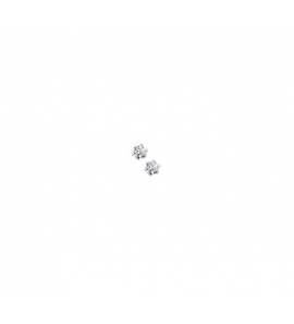 Zilveren oorknop RH met zirconia 2,5 mm rond - 3160297
