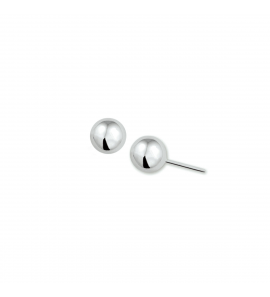 Zilveren oorknop RH bol 3 mm - 3160304