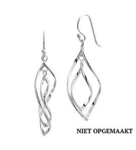 Zilveren oorhanger RH fantasie - 3160332