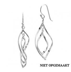 Zilveren oorhanger RH fantasie - 3160332