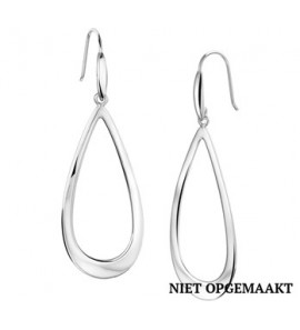 Zilveren oorhanger RH fantasie open - 3160336