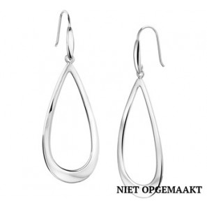Zilveren oorhanger RH fantasie open - 3160336