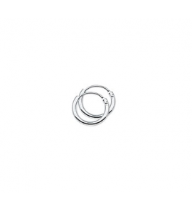 Zilveren creolen RH 1,3 x 11 mm. - 3160366