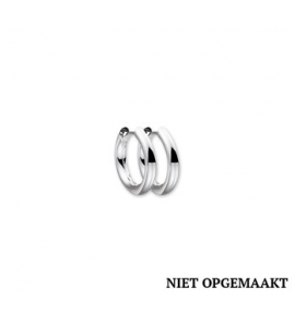 Zilveren klapcreolen RH 2 x 15 mm - 3160384