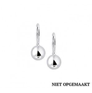 Zilveren oorhanger RH bol - 3160355