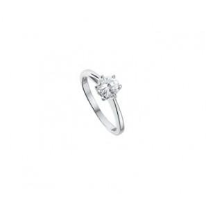 Zilveren ring RH met zirconia maat 17¾ - 3160636