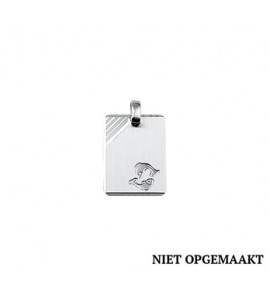 Zilveren hanger RH sterrenbeeld vissen 14x19 mm - 3160460
