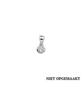 Zilveren hanger RH zirconia rond 5,7 mm - 3160466