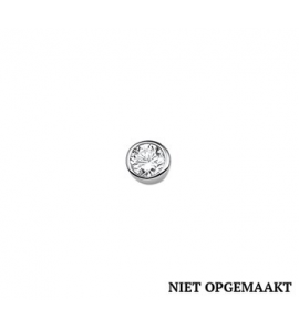 Zilveren hanger RH zirconia rond 9 mm - 3160469