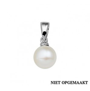 Zilveren hanger RH met zoeterwaterparel 7,5 mm - 3160481