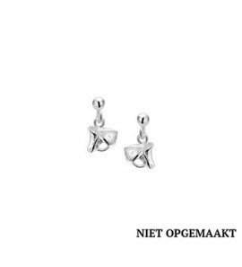 Zilveren oorknop kind RH  hangers paardenhoofd - 3160498
