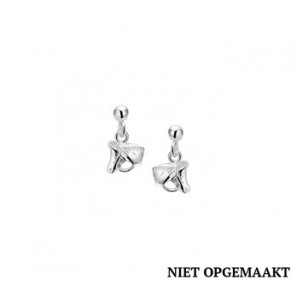 Zilveren oorknop kind RH  hangers paardenhoofd - 3160498