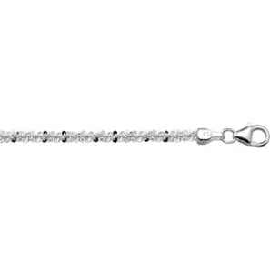 Zilveren armband gevlochten 3 mm RH 18 cm - 3160517