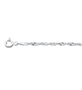 Zilveren collier singapore 2,75 mm RH 45 cm - 3160524
