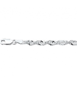 Zilveren collier singapore 3,5 mm RH 45 cm - 3160525