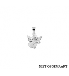 Zilveren hanger/bedel RH engeltje mat/glans - 3160665