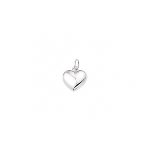 Zilveren hanger RH hartje bol - 3160674