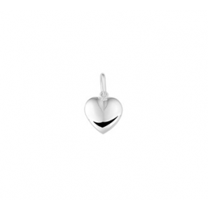 Zilver RH hanger hartje massief 10 mm - 3160678