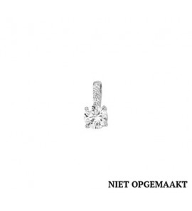 Zilveren hanger RH met zirconia - 3160623