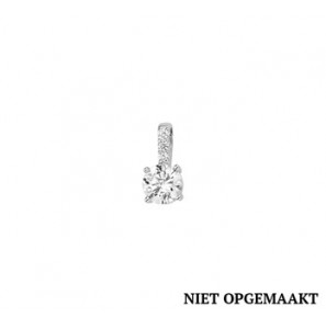 Zilveren hanger RH met zirconia - 3160623